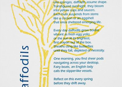 Mary Kolada Scott “Daffodils"10 x 8 in., $30
